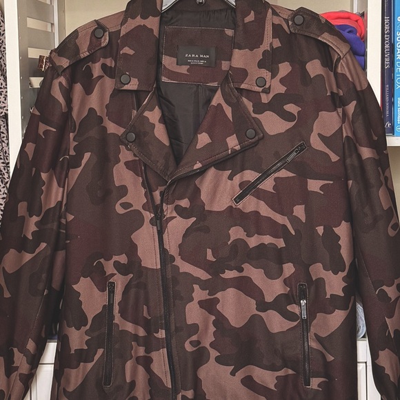 ZARA MAN CAMOUFLAGE JACKET. MILITARY INSPIRED. LIGHTWEIGHT. GREAT CONDITION - Picture 16 of 16